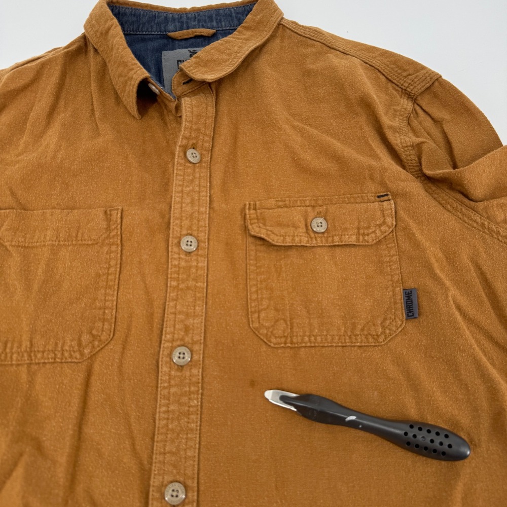 Men's Brown Casual Shirt - Picture 5 of 6